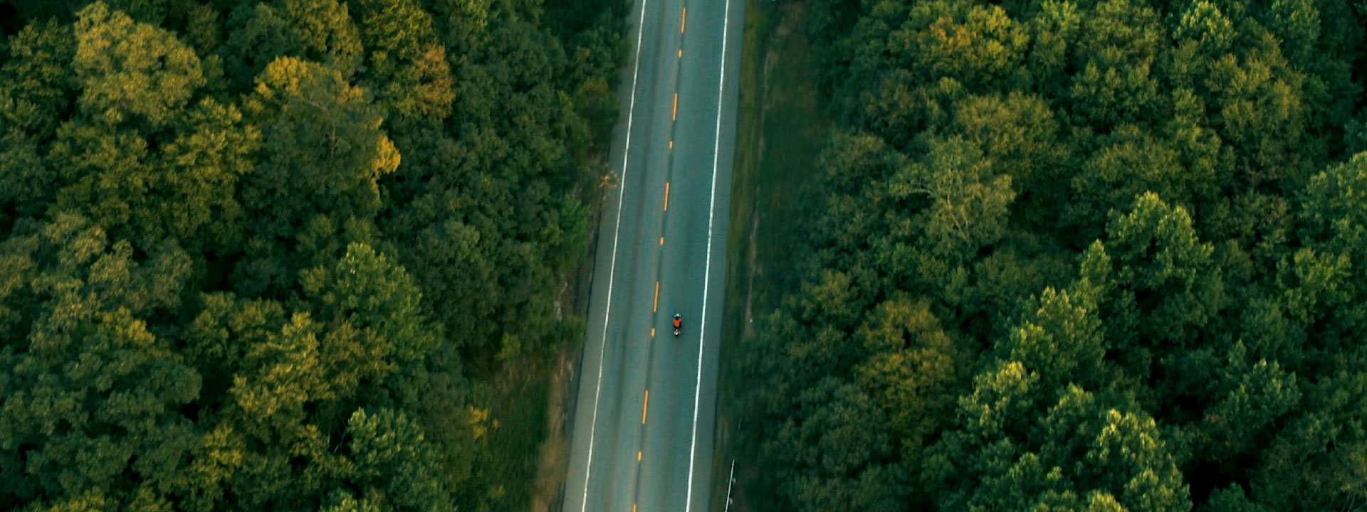 Motorcyclist driving