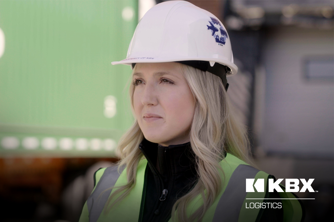 Woman with helmet looking off camera