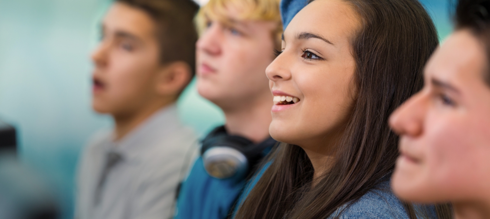 A student at an event 